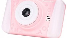 Aparat foto digital compact pentru copii AgfaPhoto Realikids Cam 2, include card micro SD de 8 GB (Roz)