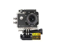 Camera video de actiune Lamtech LAM021158, Full HD 1080p, Rezistenta la apa 30 m, Ecran LCD 2inch (Negru) - 1