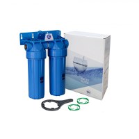 Sistem de filtrare Duplex 10 in 2 etape Aquafilter FHPRNxx-B-TWIN - 1