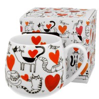 Cana 430ml Cat's World - HEARTS - 1