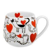 Cana 430ml Cat's World - HEARTS - 2