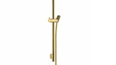 Bara dus Hansgrohe Unica S Puro 65 cm, furtun 160cm, polished gold optic - 28632990