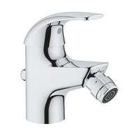 Baterie bideu Grohe Start Curve, monocomanda, cartus ceramic, set evacuare cu tija,crom-23766000 - 1