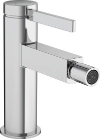 Baterie bideu Hansgrohe Finoris, ventil push-open, crom - 76200000 - 1