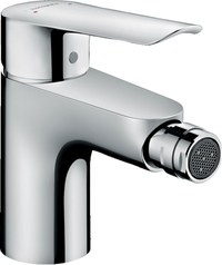 Baterie bideu Hansgrohe Logis E, ventil pop-up - 71232000 - 1