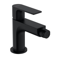 Baterie bideu Hansgrohe Rebris E, cu ventil Pop-Up, marimea M negru mat - 72211670 - 1