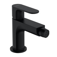 Baterie bideu Hansgrohe Rebris S , 3/8'', marimea M, monocomanda, negru mat - 72210670 - 1