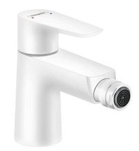 Baterie bideu Hansgrohe Talis E cu ventil pop-up, alb mat - 71720700 - 1