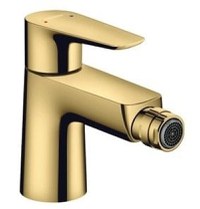 Baterie bideu Hansgrohe Talis E cu ventil pop-up, polished gold optic - 71720990 - 1