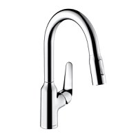 Baterie bucatarie dus extractibil Hansgrohe Focus M42, crom - 71801000 - 1