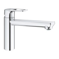 Baterie bucatarie Grohe Bauloop, pipa pivotanta,crom,furtune flexibile-31706000 - 1