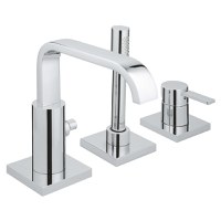 Baterie cada/dus 3 gauri, Grohe Allure, montare pe cada,fara corp incastrat-19316000 - 1