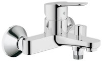 Baterie cada/dus Grohe Bau Edge, montare pe perete, crom-23334000 - 1