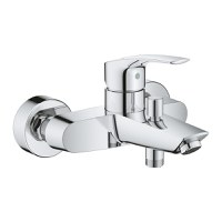 Baterie cada Grohe Eurosmart 2021, crom,montare perete-33300003 - 1