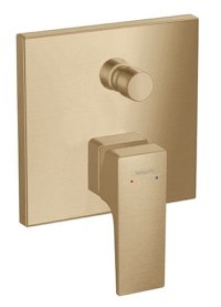 Baterie cada Hansgrohe Metropol, montaj incastrat, brushed bronze - 32545140 - 1