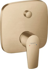 Baterie cada Hansgrohe Talis E cu montaj incastrat, brushed bronze - 71745140 - 1