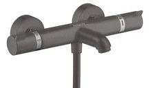 Baterie cada termostatica Hansgrohe Ecostat Comfort, brushed black chrome - 13114340