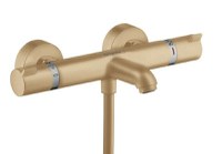 Baterie cada termostatica Hansgrohe Ecostat Comfort, brushed bronze - 13114140 - 1