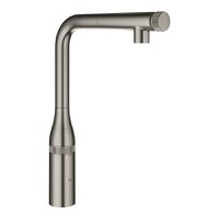 Baterie de bucatarie Grohe Essence Smartcontrol, pipa inalta, marimea L, dus extractabil, brushed hard graphite - 31615AL0 - 1