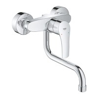 Baterie de bucatarie Grohe Eurosmart, 1/2'', pivotanta, 216 mm, tip C, crom - 31391003 - 1