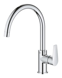 Baterie de bucatarie Grohe Start Edge, pivotanta, monocomanda, crom - 31369001 - 1