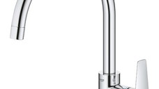 Baterie de bucatarie Grohe Start Edge, pivotanta, monocomanda, crom - 31369001