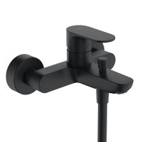 Baterie de cada Hansgrohe Rebris S , 1/2'', monocomanda, diverter, negru mat - 72440670 - 1