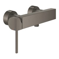 Baterie de dus Grohe Plus, 1/2'', cartus ceramic, protectie reflux, brushed hard graphite - 33577AL3 - 1