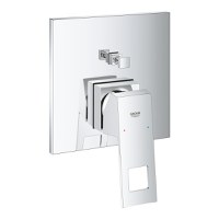 Baterie dus cu doua iesiri Grohe Eurocube, fara corp incastrat, crom-24062000 - 1