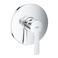 Baterie dus Grohe Lineare New, monocomanda, 1 iesire, incastrata, crom - 24063001 - 1