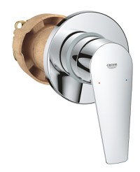 Baterie dus incastrata Grohe BauEdge New,1/2'', monocomanda, crom - 29040001 - 1