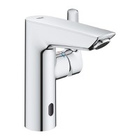 Baterie lavoar electronica Grohe Eurosmart,2 in 1 hybrid, 6 V, cu maner aparent, crom - 23975003 - 1