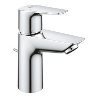 Baterie lavoar Grohe BauEdge, 3/8'', marimea S, monocomanda, crom - 23328001 - 1