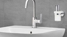 Baterie lavoar Grohe BauEdge marimea L,furtune flexibile, crom- 23760000