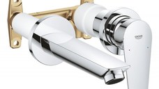 Baterie lavoar Grohe Bauedge , montaj in perete, corp incastrat inclus,crom,proiectie 17 cm, model 2022 crom-20474001