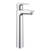 Baterie lavoar Grohe BauEdge XL, montare blat, crom,furtune flexibile-23761001 - 1