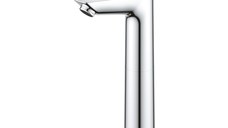 Baterie lavoar Grohe Bauloop, montare pe blat, crom, monocomanda, furtunuri flexibile-23764001