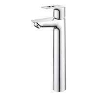 Baterie lavoar Grohe Bauloop, montare pe blat, crom, monocomanda, furtunuri flexibile-23764001 - 1