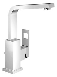 Baterie lavoar Grohe Eurocube cu limitator debit, crom - 2313500E - 1