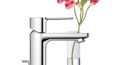 Baterie lavoar Grohe Lineare, monocomanda, cartus ceramic, set evacuare tija inclus, marimea XS, crom-32109001