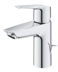 Baterie lavoar Grohe Start, marimea S, crom, furtunuri flexibile, pornire pe apa rece-31137002 - 1