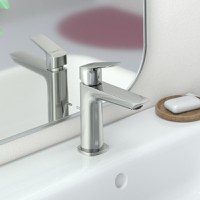 Baterie lavoar Hansgrohe Logis 110 Fine, ventil pop-up, 1/2'', monocomanda, crom - 71251000 - 1