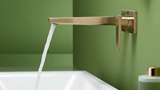 Baterie lavoar Hansgrohe Metropol, 1/2'', marimea L, necesita valva incastrata, fara ventil, brushed bronze - 32526140