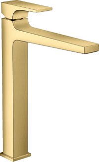 Baterie lavoar Hansgrohe Metropol 260, ventil push-open, polished gold optic - 32512990 - 1