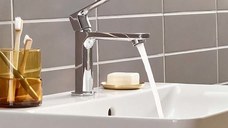 Baterie lavoar Hansgrohe Rebris E 110 cool start, ventil pop-up, crom - 72559000