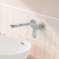 Baterie lavoar Hansgrohe Rebris S EcoSmart, pipa 200 mm, crom - 72528000 - 1