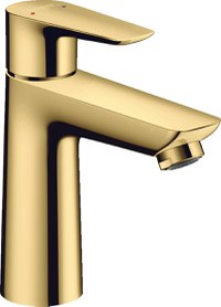 Baterie lavoar Hansgrohe Talis E 110 cu ventil pop-up, polished gold optic - 71710990 - 1