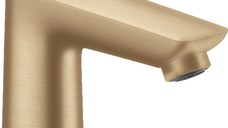 Baterie lavoar Hansgrohe Talis E 110, ventil pop-up, brushed bronze - 71710140