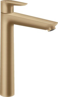 Baterie lavoar Hansgrohe Talis E 240, ventil pop-up, brushed bronze - 71716140 - 1