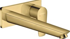 Baterie lavoar Hansgrohe Talis E cu pipa 225 mm, polished gold optic - 71734990